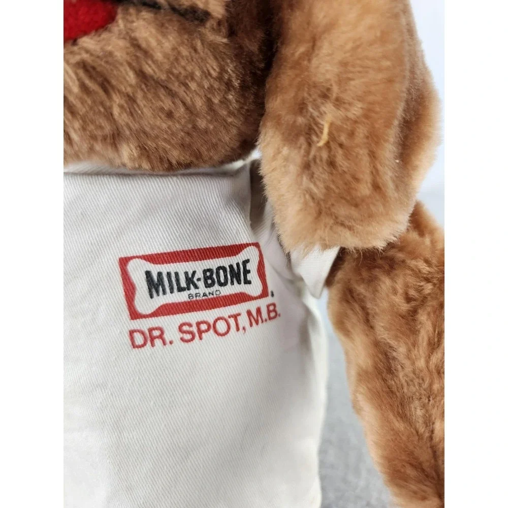 Milk Bone Brand Dog‎ Biscuits Plush Doctor Spot, M.B. Dog By Russ Promo Stuffed